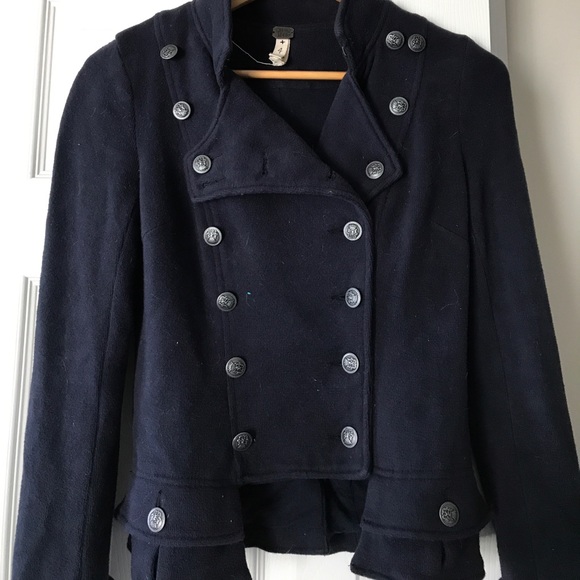 We The Free people military sweatshirt jacket 4 - Picture 3 of 6
